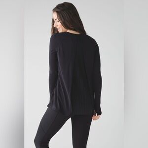 Lululemon Making Moves Long Sleeve Top Rulu Black 4